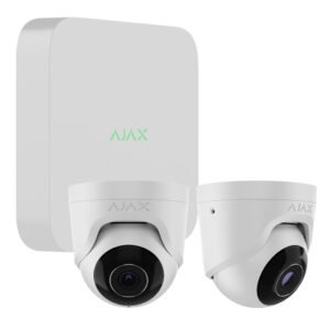 Ajax Kit Ajax CCTV Blanco. NVR 8ch + 2Turret 5Mp/2.8mm