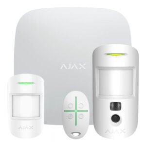 Ajax Kit Ajax blanco. Hub 2 + MotionCam + MotionProtect + SpaceControl