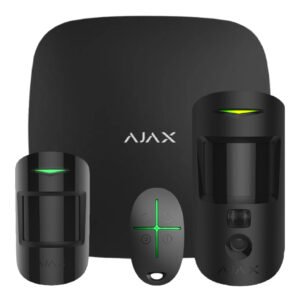 Ajax Kit Ajax negro. Hub 2 + MotionCam + MotionProtect + SpaceControl