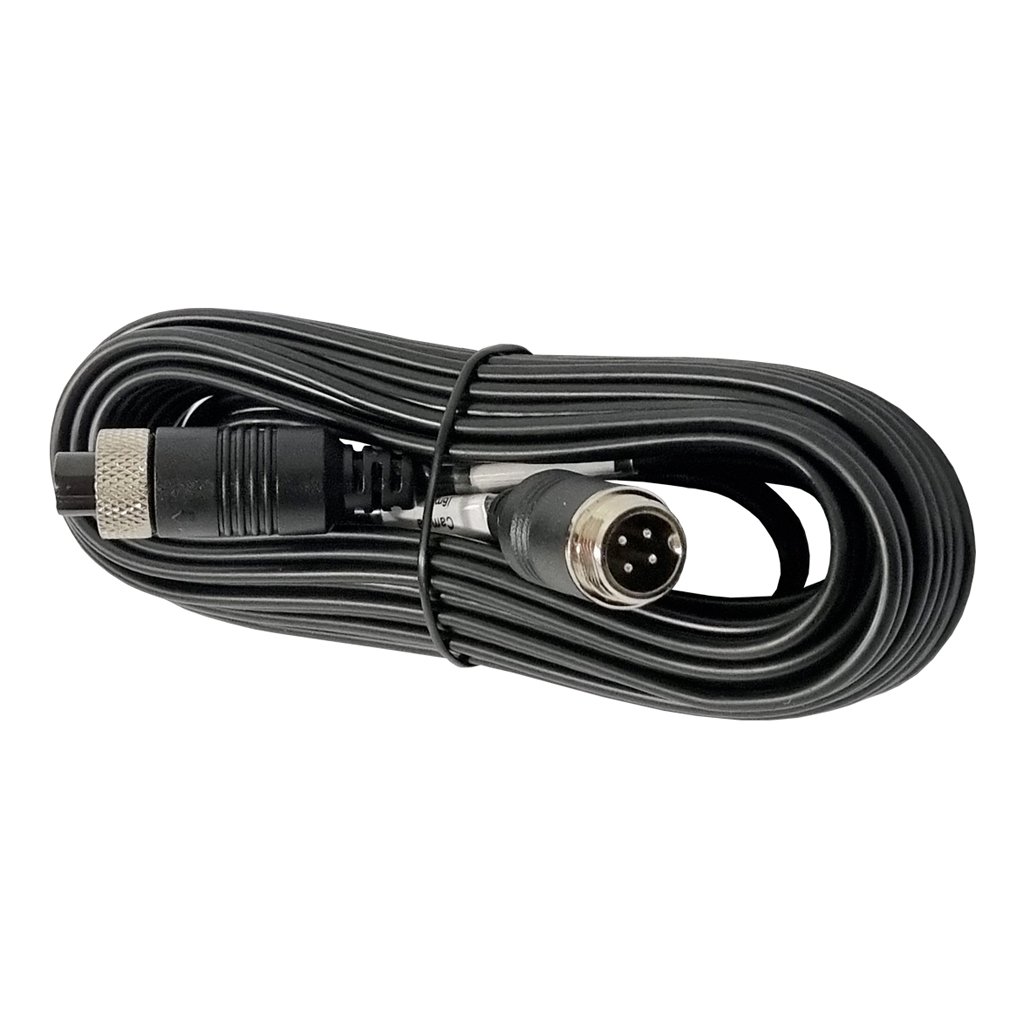 Extension de cable de red con conectores M12 macho-hembra para grabador embarcado 3m - Imagen 2