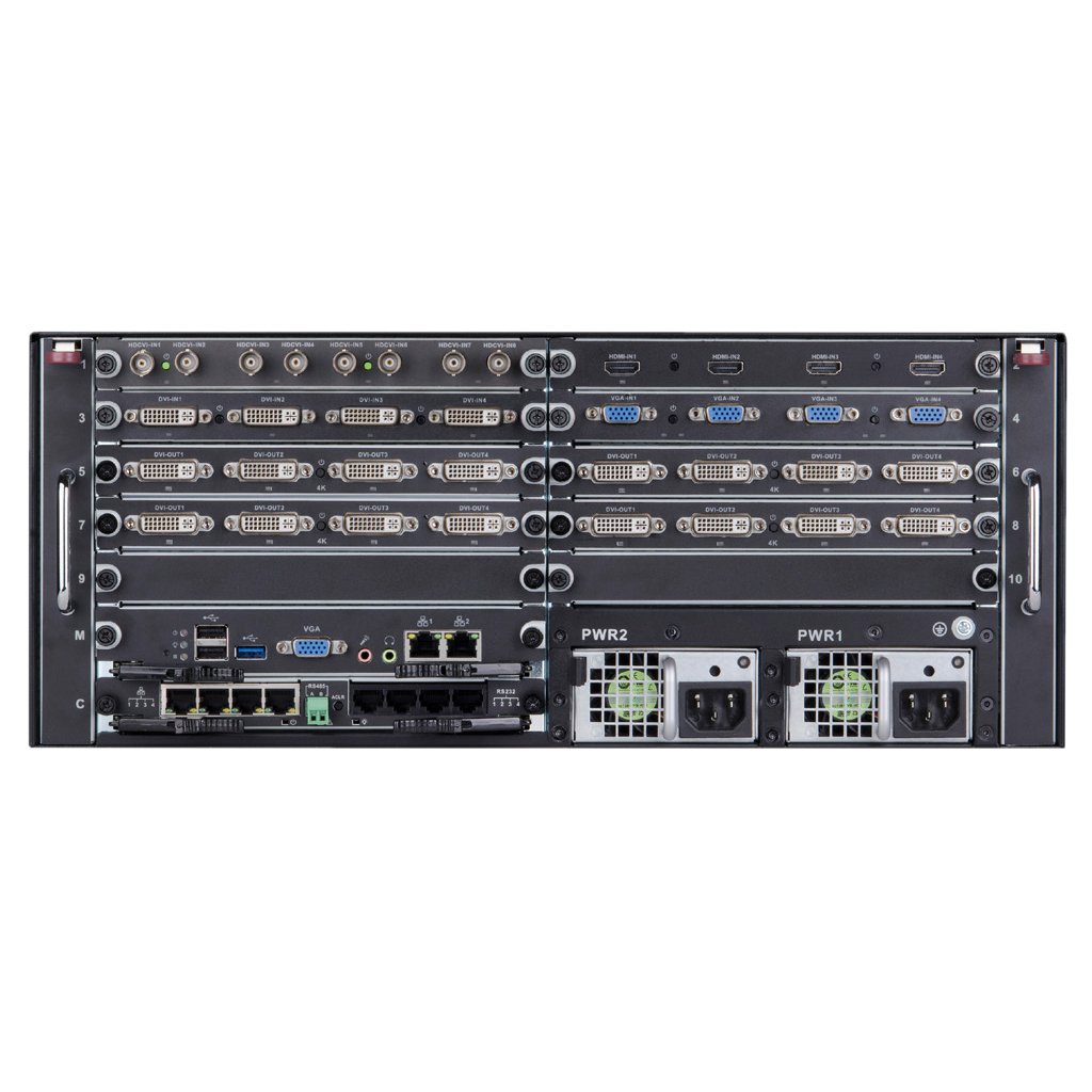 Matriz de Vídeo configurable 19" 4U con 10 slots para tarjetas E/S - Imagen 2