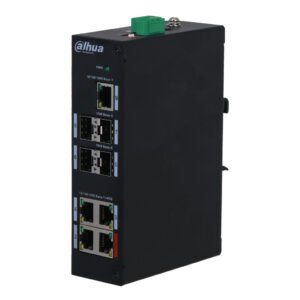 Dahua Switch PoE 2.0 4 puertos Gigabit +4SFP Uplink +1RJ45 Uplink Gigabit 96W No_Gestionable Layer2