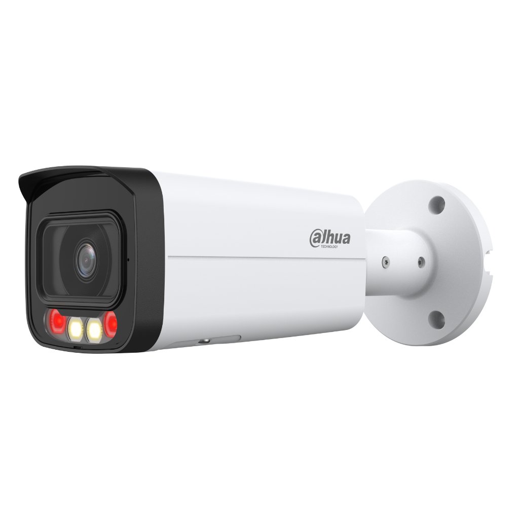 Dahua Tubular IP 8M H265 FULL COLOR WDR Iluminación Dual LED50m/IR60m 3.6mm IP67 PoE AUDIO MIC E/S AI