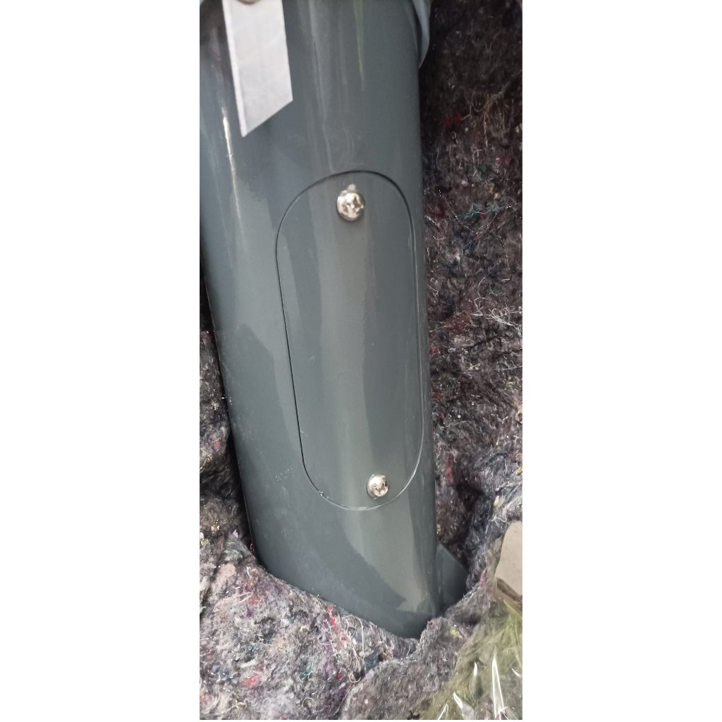 Báculo desmontable de 3,5m de altura en acero galvanizado de color gris con soporte para cámara y speed dome - Imagen 6