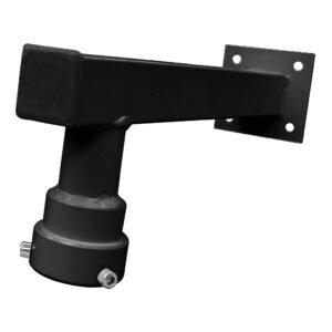 Global Soporte de 350mm para instalación de camara speed dome en báculo de 3.5 o 4.5m de color negro