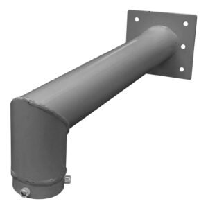 Global Soporte de 500mm para instalación de camara speed dome en báculo de 6m de color gris