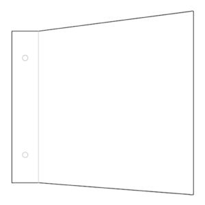 IMPLASER Banderola plástico 16x32cm