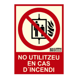IMPLASER Senyal no utilitzeu en cas d'incendi en català 29