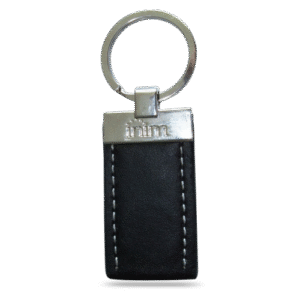 INIM Llavero de piel para lectores de proximidad NBY. Color negro