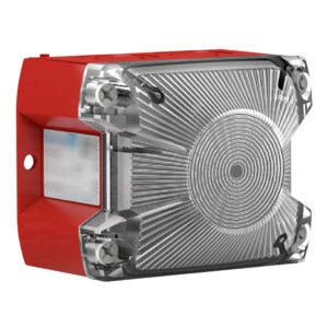 NOTIFIER Flash cúbico con lente transparente