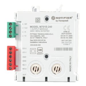 NOTIFIER Módulo de control direccionable 240Vca para montaje en superficie. Protocolos CLIP y OPAL