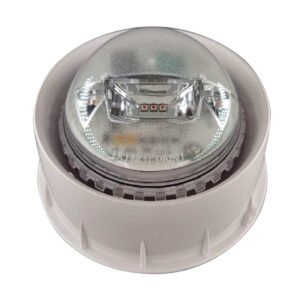 NOTIFIER Sirena direccionable con flash rojo y aislador incorporado. Carcasa blanca. EN54/23 Categoría W