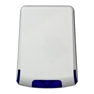 TELETEK Sirena Exterior Flasch Azul Vertical. Batería integrada 9V. Grado 2