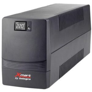 Xmart by Integra SAI Interactivo Monofásico 1100VA con pantalla LCD 230V 4 Schuko USB RJ45