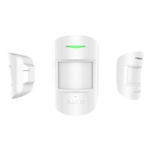 AjaxAjax CombiProtect Jeweller. Detector PIR y rotura de cristal inalámbrico. Color blanco