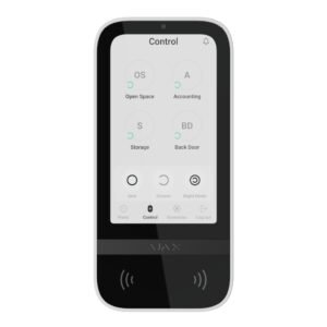 AjaxAjax KeyPad TouchScreen Jeweller. Teclado Táctil con Lector Inalámbrico. Color Blanco