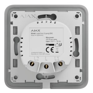 AjaxAjax LightSwitch LightCore 2-gang Jeweller. Interruptor Doble