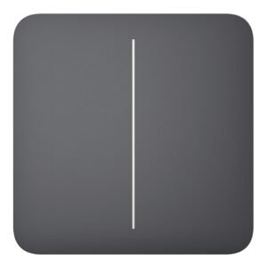 AjaxAjax LightSwitch SoloButton 2-gang. Pulsador Doble. Color Grafito