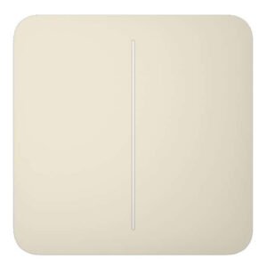 AjaxAjax LightSwitch SoloButton 2-gang. Pulsador Doble. Color Marfil