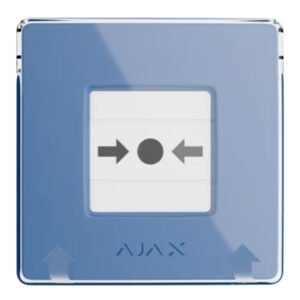 AjaxAjax Manual Call Point Jeweller. Pulsador inalámbrico reajustable con escenarios programables. Color Azul
