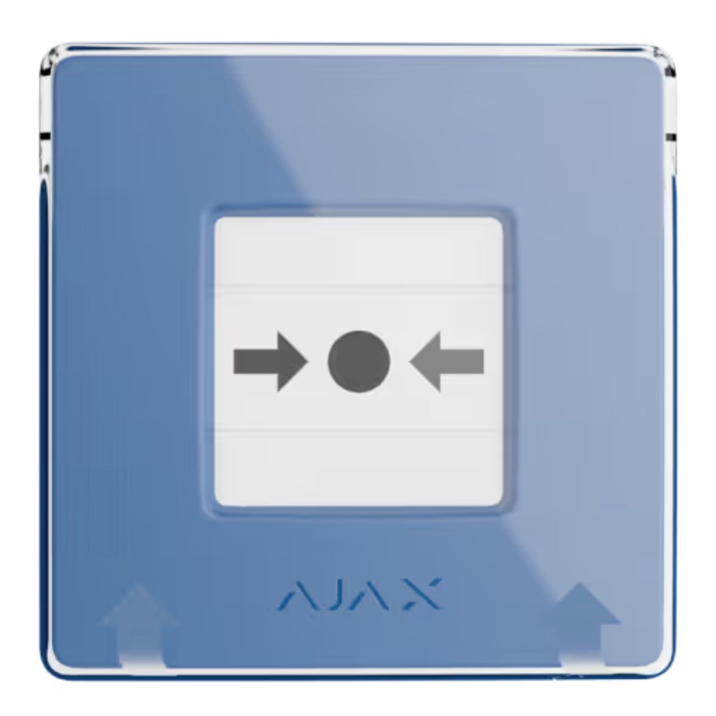 AjaxAjax Manual Call Point Jeweller. Pulsador inalámbrico reajustable con escenarios programables. Color Azul