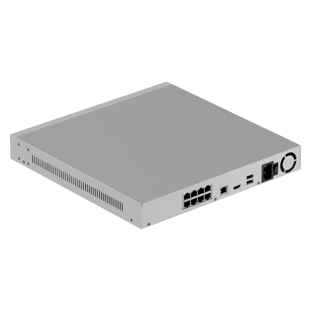 Ajax NVR H2D8PAC (16ch). Color Blanco - Imagen 2