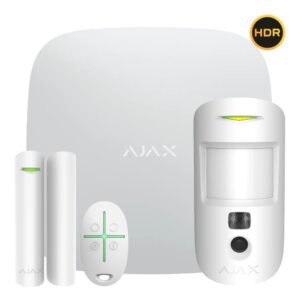 AjaxAjax StarterKit Cam Blanco. Hub 2 2G + MotionCam-HDR + DoorProtect + SpaceControl