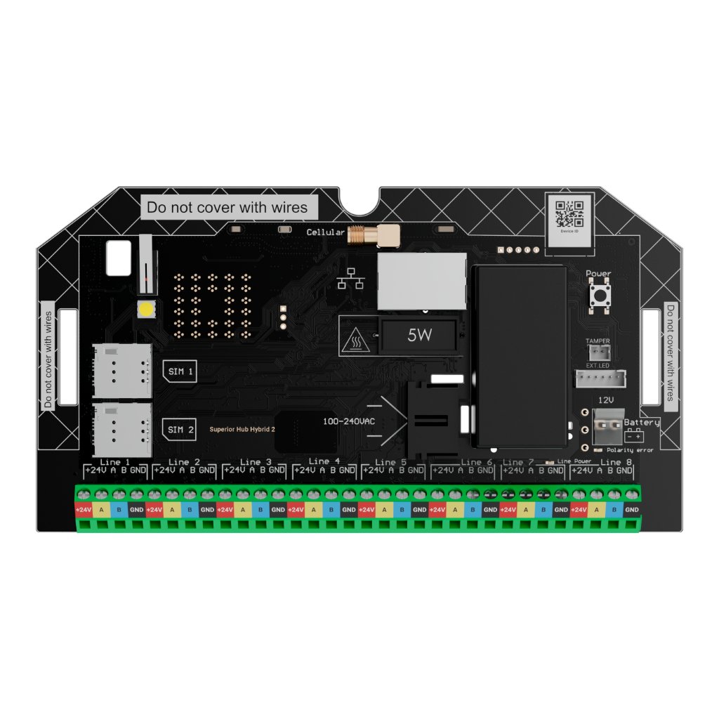 AjaxAjax Superior Hub Hybrid 2 (2 SIM) (without casing). G3