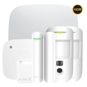 AjaxKit Ajax blanco. Hub2 4G + 2MotionCam-HDR + DoorProtectPlus + KeyPadCombi + Tag