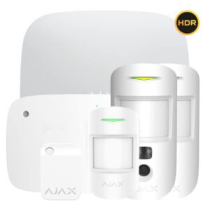 AjaxKit Ajax blanco. Hub2 4G + 2MotionCam HDR PHOD + MotionProtect + KeyPadCombi + Tag