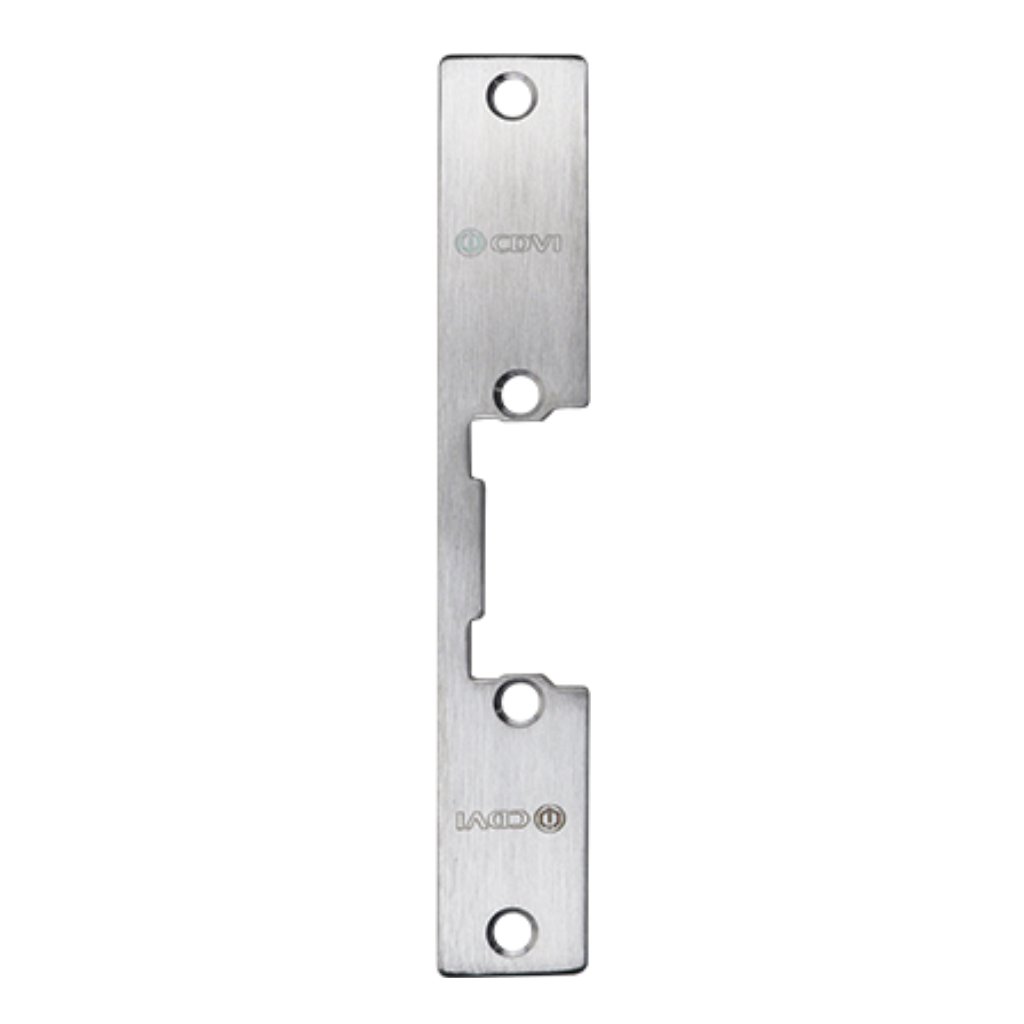 CDVIEscudo de montaje corto para electrocerraduras simétrica 130mm