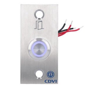 CDVIPulsador de salida en acero inoxidable iluminado