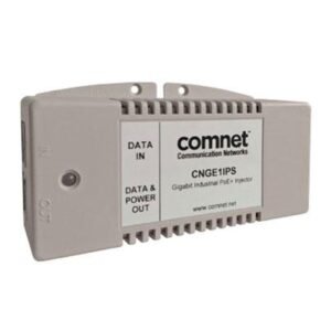 ComnetIndustrial 1 Port Gigabit PoE+ Injector 1000BASE-TX