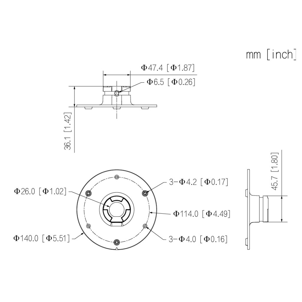 Adaptador de montura PFB300C PFB303W PFA111 - Imagen 2