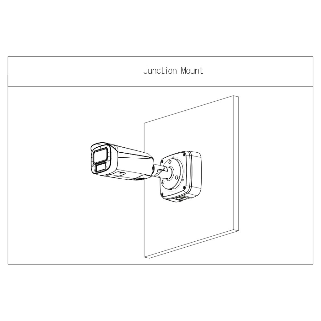Caja de conexiones rectangular IP66 Water-proof para cámaras Dahua con anclaje en 3 puntos - Imagen 3