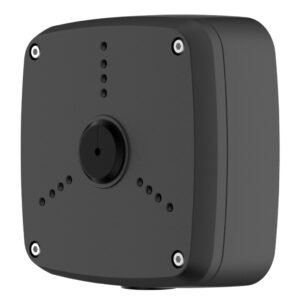 DahuaCaja de conexiones rectangular IP66 Water-proof para cámaras Dahua con anclaje en 3 puntos. Color negro