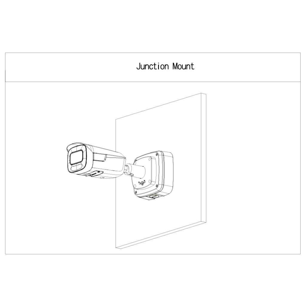 Caja de conexiones rectangular IP66 Water-proof para cámaras Dahua con anclaje en 4 puntos - Imagen 3