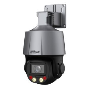 DahuaCámara PTZ IP 4M H265 WDR Iluminación Dual LED30m/IR50m 5x IP66 PoE AUDIO MIC/Altavoz E/S AI