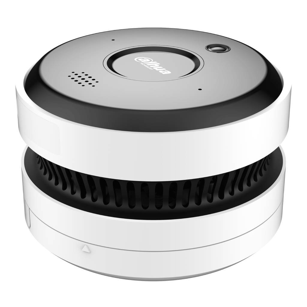 Cámara circular IP 5M DN WDR90dB 3DNR IR20m 2.0mm AUDIO MIC E/S con detección de humo e incendio AI - Imagen 2