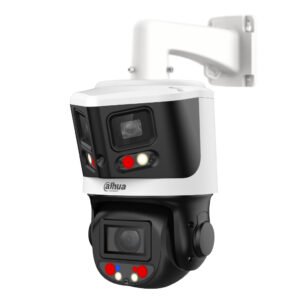DahuaDomo Dual-PTZ IP 8M+4M TiOC WDR Iluminación Dual LED30m/IR70m 10x IP66 PoE AUDIO E/S AI