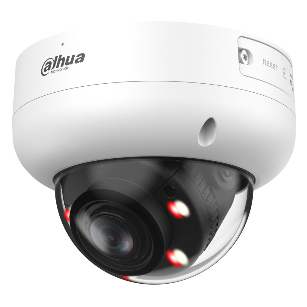 DahuaDomo IP 4M H265 FULL COLOR WDR Iluminación Dual LED50m/IR50m 2.7-13.5mm IP67 IK10 PoE MIC AI