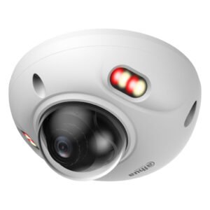 DahuaDomo IP H265 6M WDR Iluminación Dual LED30m/IR30m 2.8mm IK10 IP67 PoE MIC AUDIO E/S AI