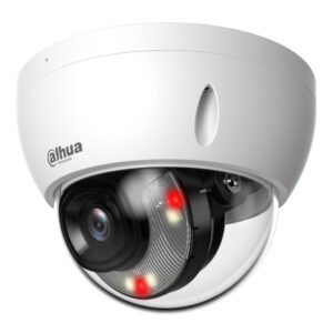 DahuaDomo IP H265 6M WDR Iluminación Dual LED30m/IR30m 2.8mm IK10 IP67 PoE SD AI
