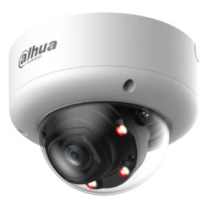 DahuaDomo IP H265 8M WDR Iluminación Dual LED50m/IR60m 2.7-12VFM IK10 IP67 ePoE SD AUDIO MIC E/S AI