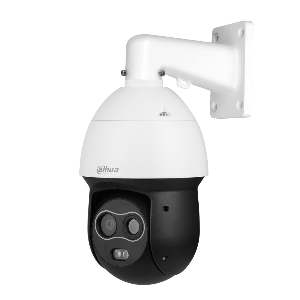 Domo PTZ Híbrido IP Térmico 256*192 7mm + 4M 8mm IP66 12V PoE+ AUDIO E/S AI - Imagen 2