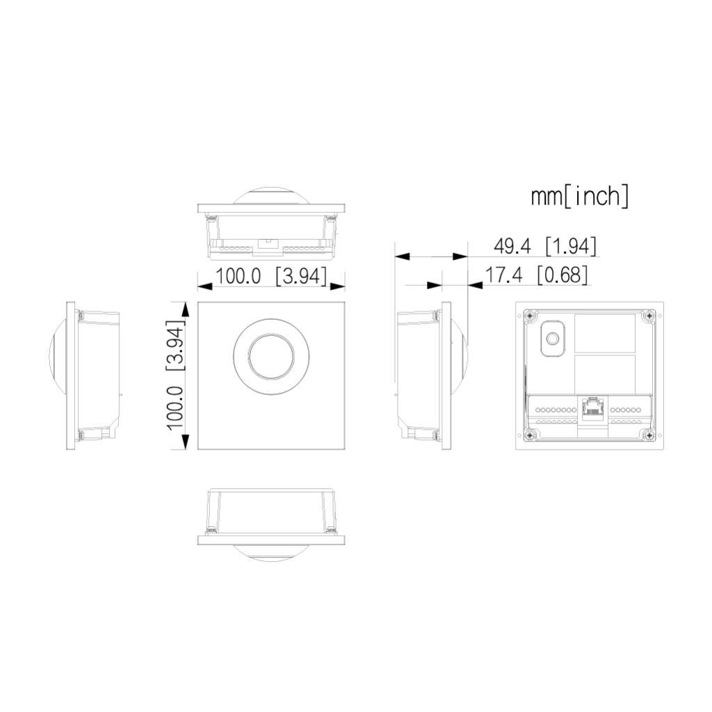 Estación Exterior Modular para Videoportero IP con Cámara para Series VTO4202F-X - Imagen 2