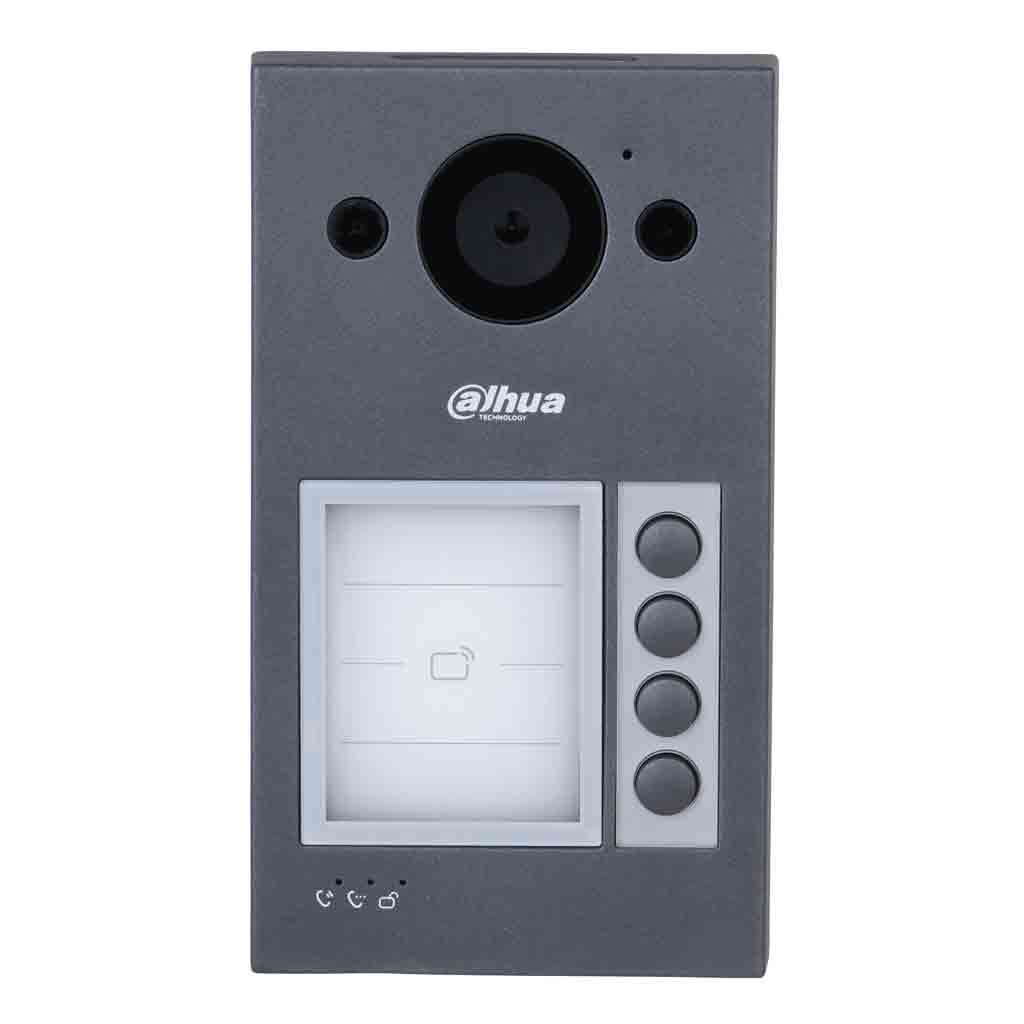 DahuaEstación Exterior para Videoportero IP 2-hilos PoE con Cámara 2MP IP65 IK08 Mifare 125º