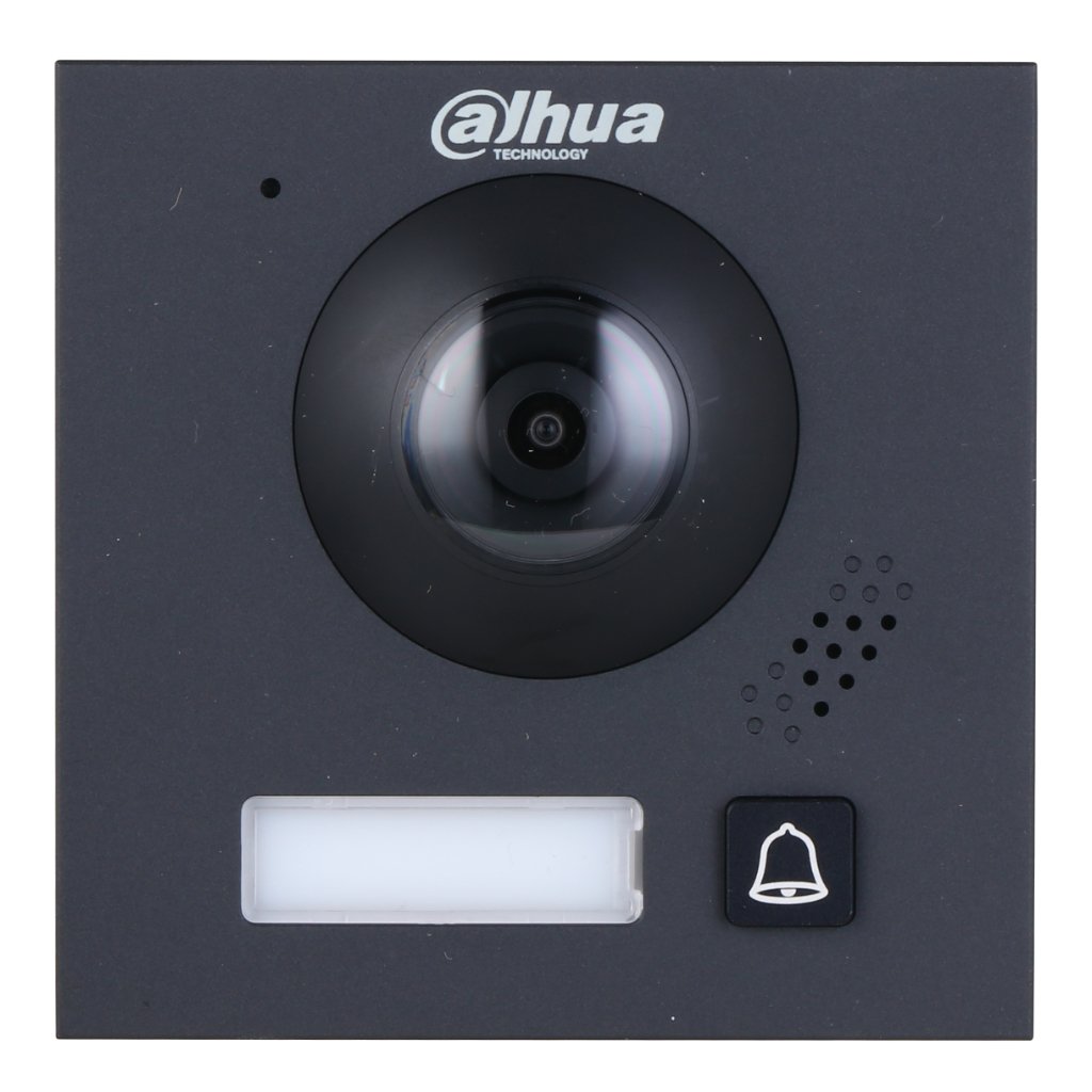 DahuaExterior Modular para Videoportero IP con Cámara y 1 botón para Series VTO4202F-X. Color negro