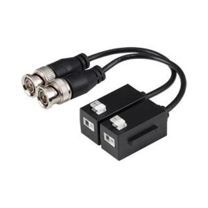 DahuaKit Conversor UTP Vídeo para HDCVI/TVI/AHD hasta 4K Apilable con Cable Flexible y PushPin (2 uds)
