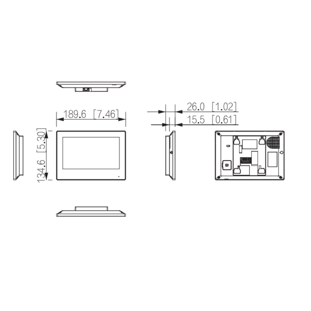 Kit Videoportero IP WiFi exterior de Superficie + monitor WiFi interior - Imagen 2